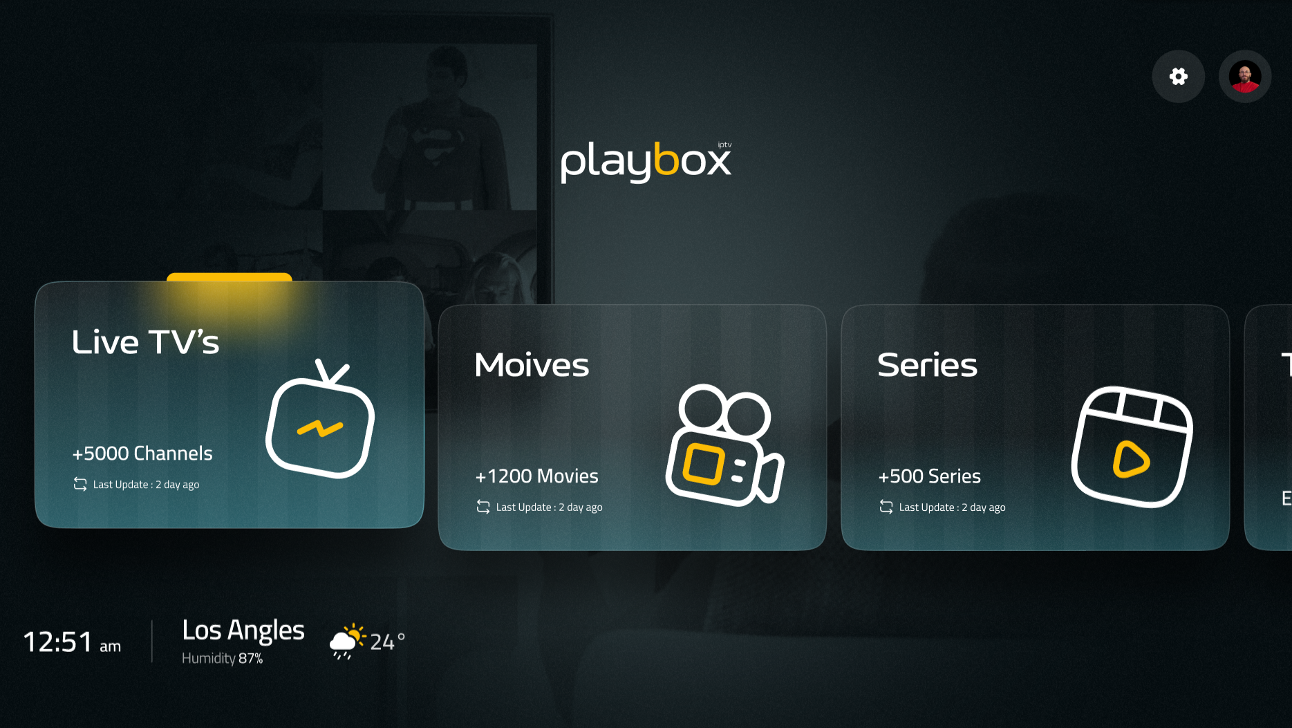 IPTV kanal listesi ve EPG rehberi